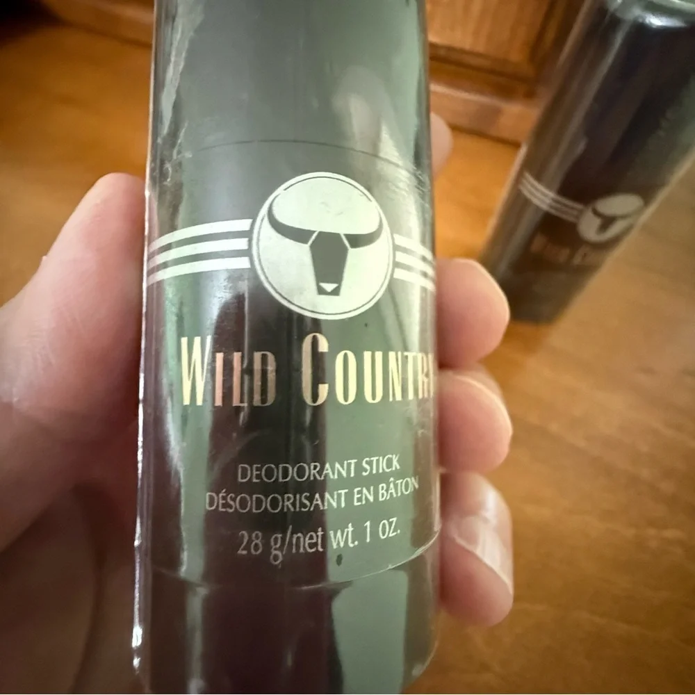 New wild‎ country deorderent stick 1 oz lot of 2 mens grooming vintage scent